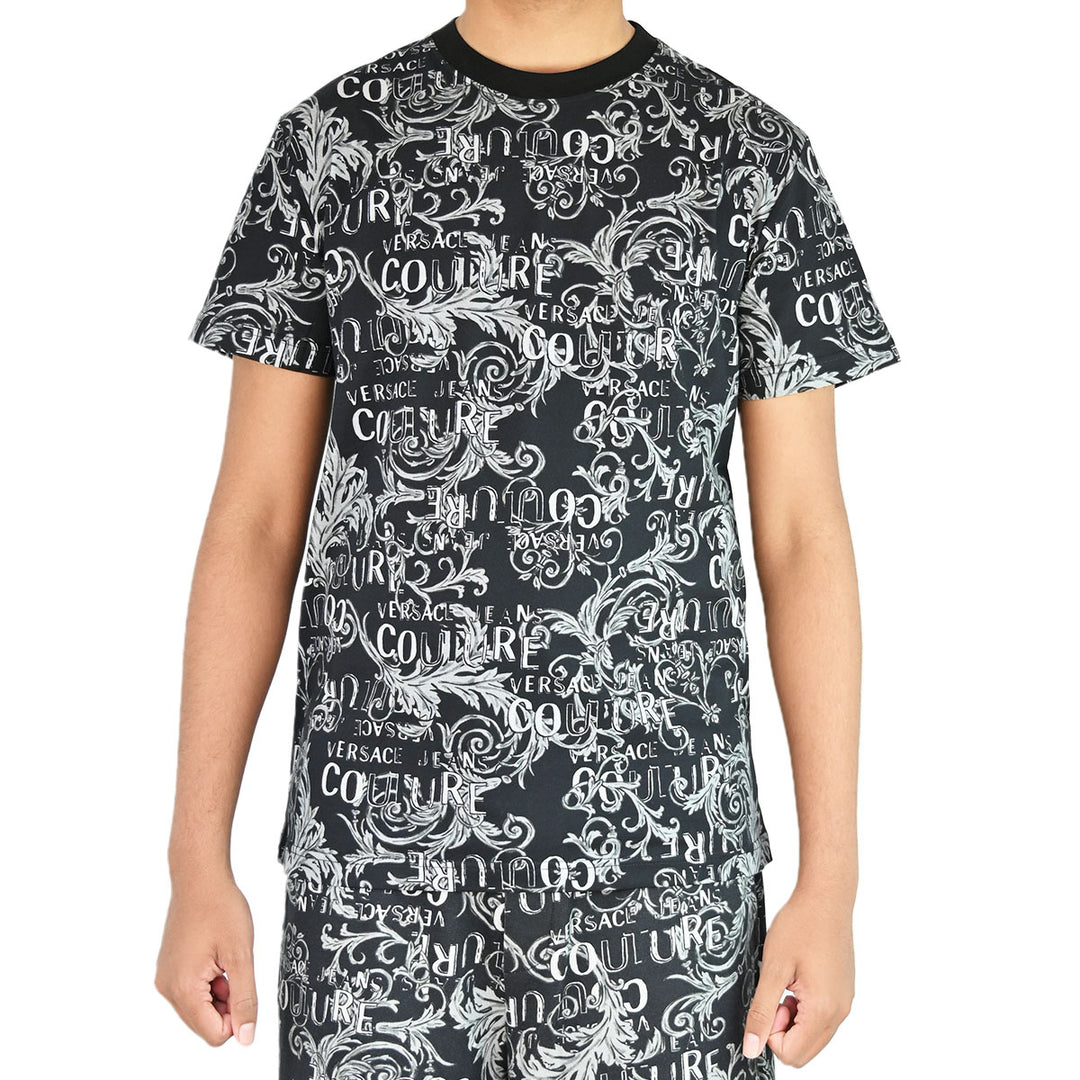 VERSACE COUTURE TEE ALLOVER BR