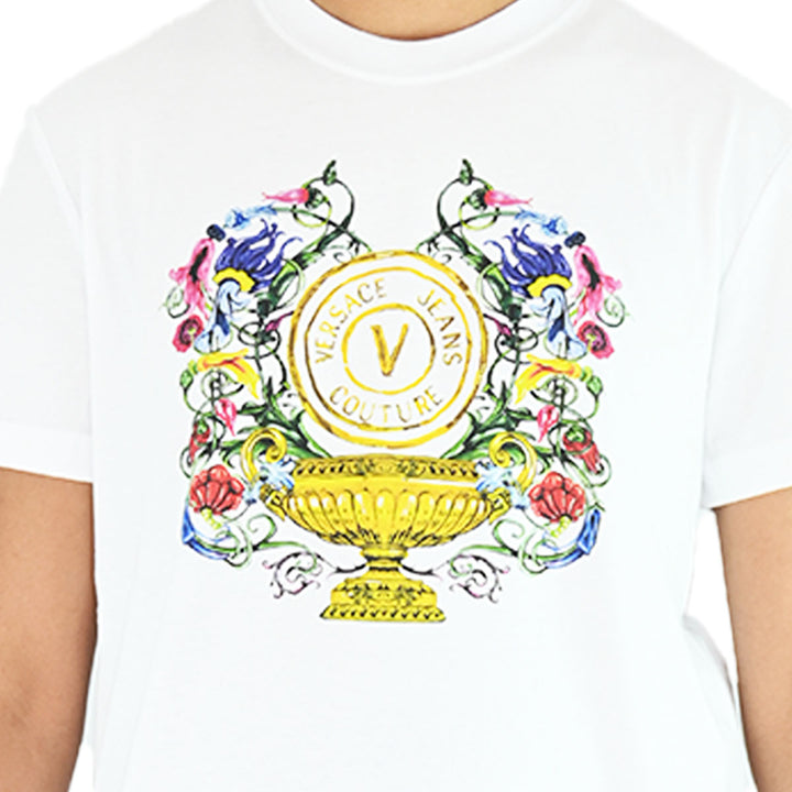 VERSACE COUTURE TEE FLORAL