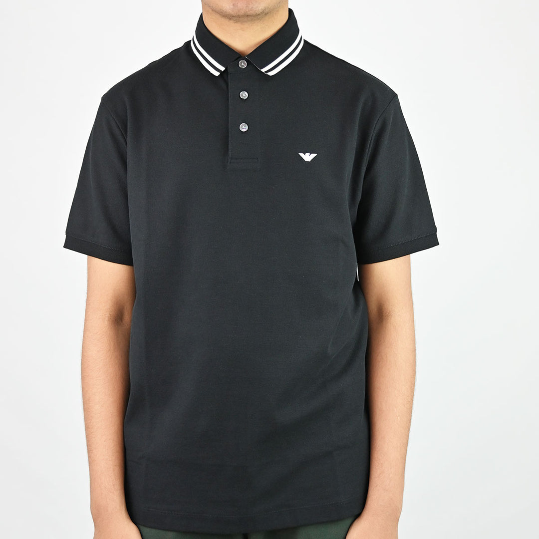 EMPORIO ARMANI POLO TEE COLLAR