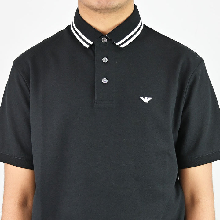 EMPORIO ARMANI POLO TEE COLLAR