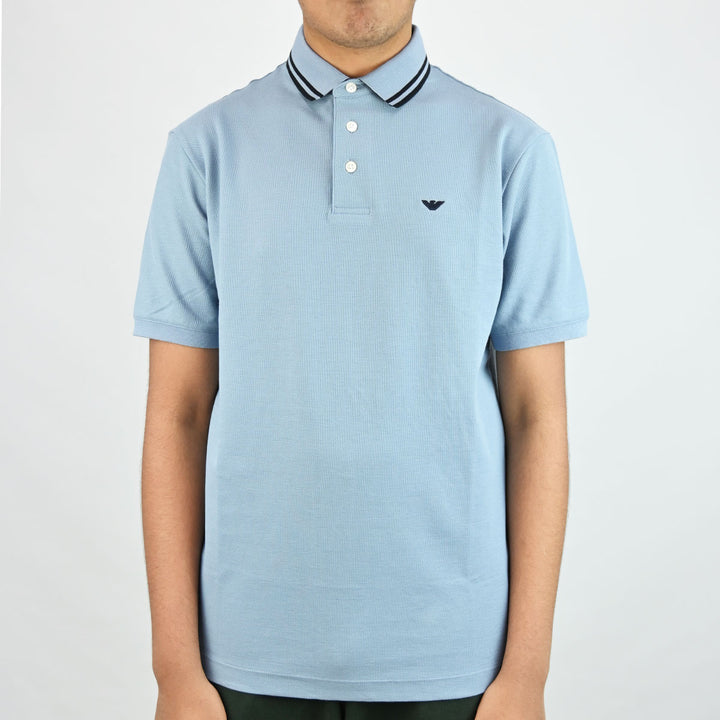 EMPORIO ARMANI POLO TEE COLLAR