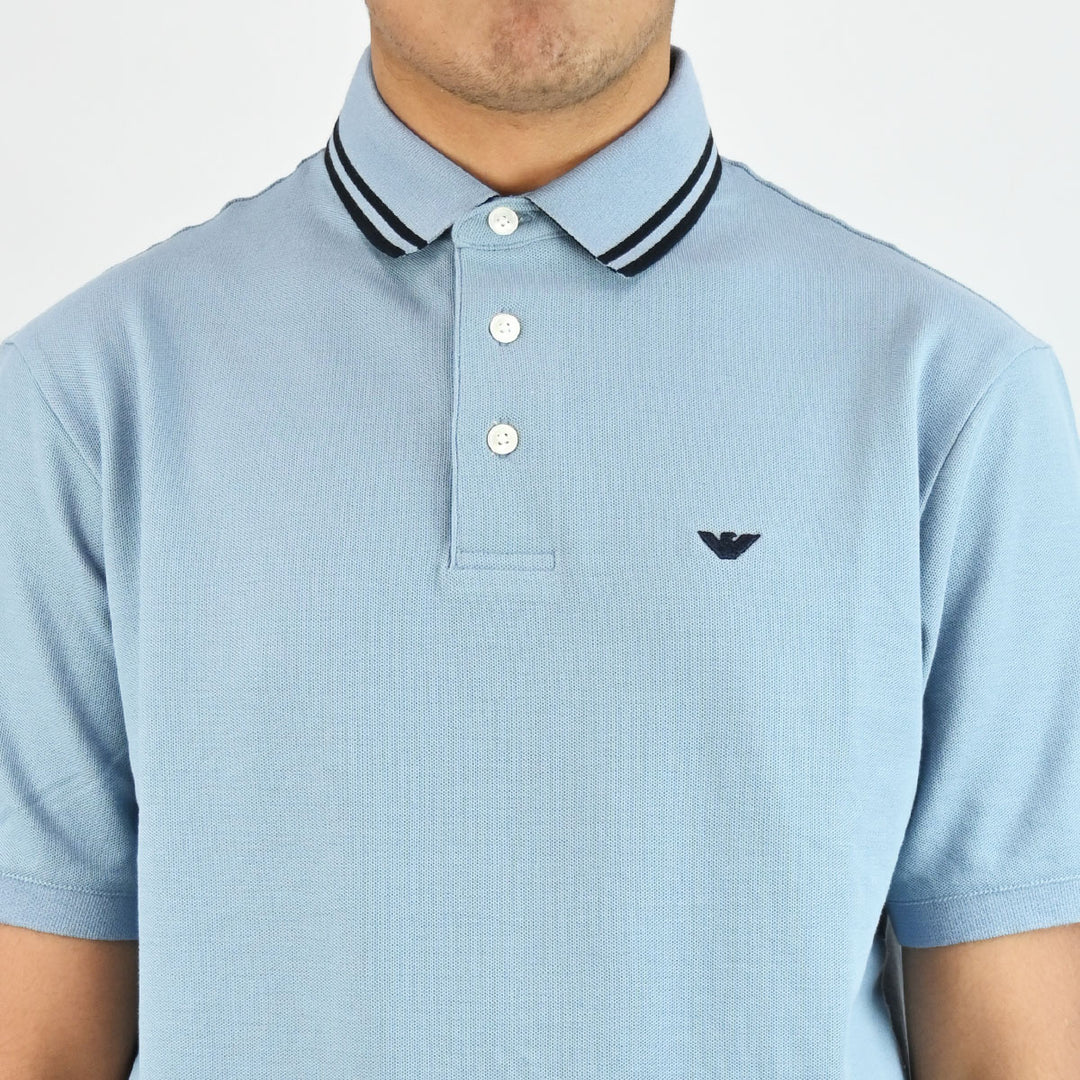 EMPORIO ARMANI POLO TEE COLLAR