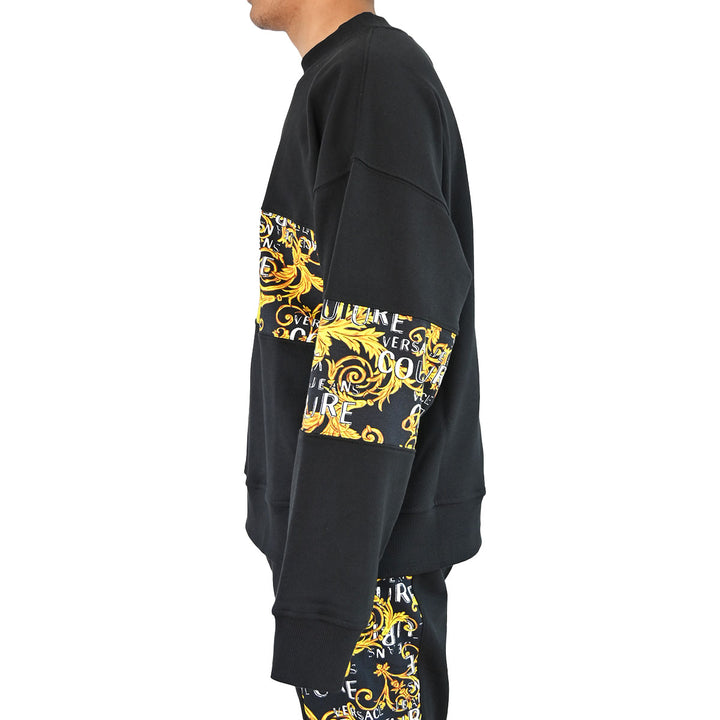 VERSACE SWEAT BROQUE PANEL