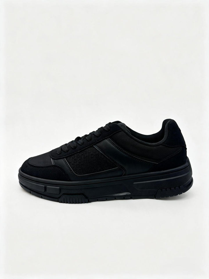 HUGO BOSS Cream & Grey Trainers