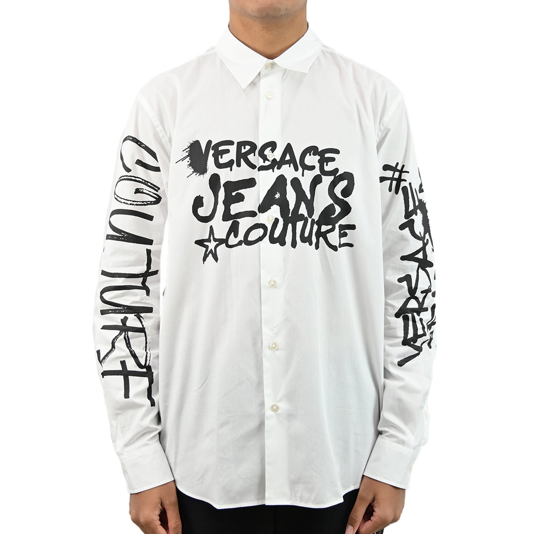 VERSACE COUTURE SHIRT GRAFFITI (75GALYR1CN002)