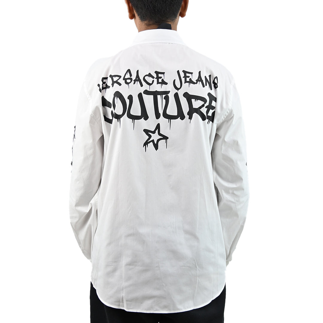 VERSACE COUTURE SHIRT GRAFFITI (75GALYR1CN002)