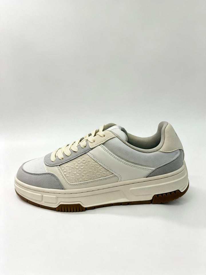 HUGO BOSS Cream & Grey Trainers