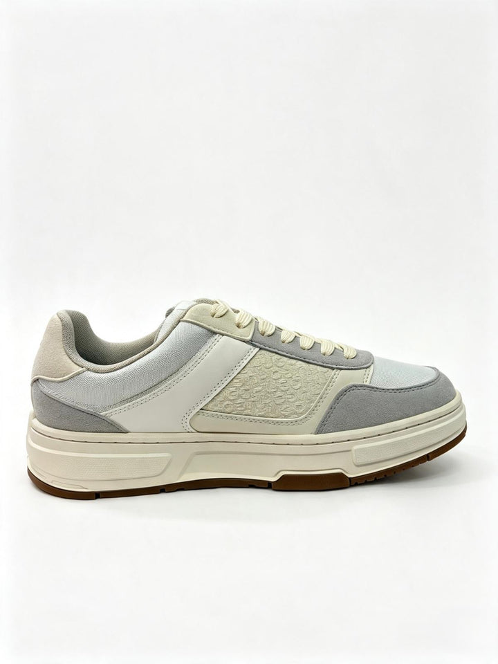 HUGO BOSS Cream & Grey Trainers