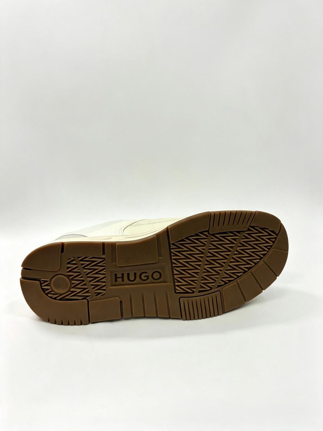HUGO BOSS Cream & Grey Trainers