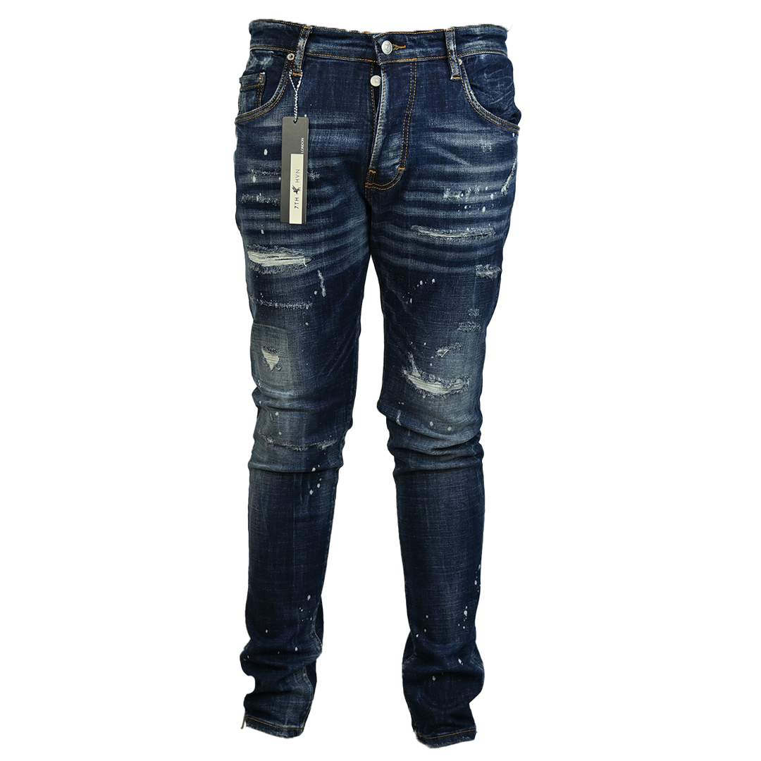 SEVENTH HEAVEN JEANS DISTRESED