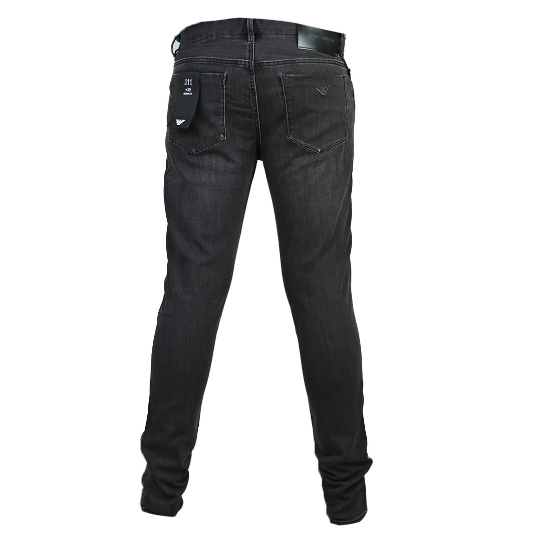 EMPORIO ARMANI JEAN BLK STONEW