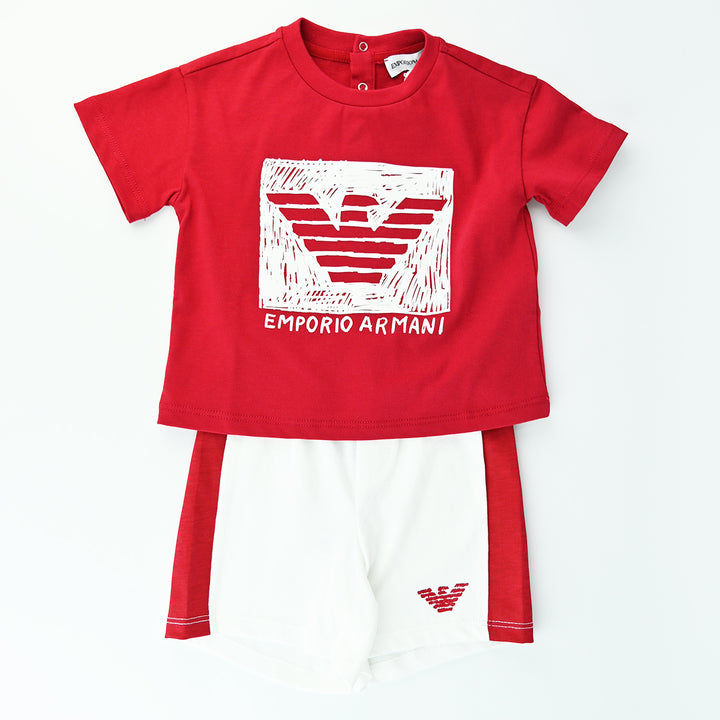 EMPORIO ARMANI BABY SHORT SET