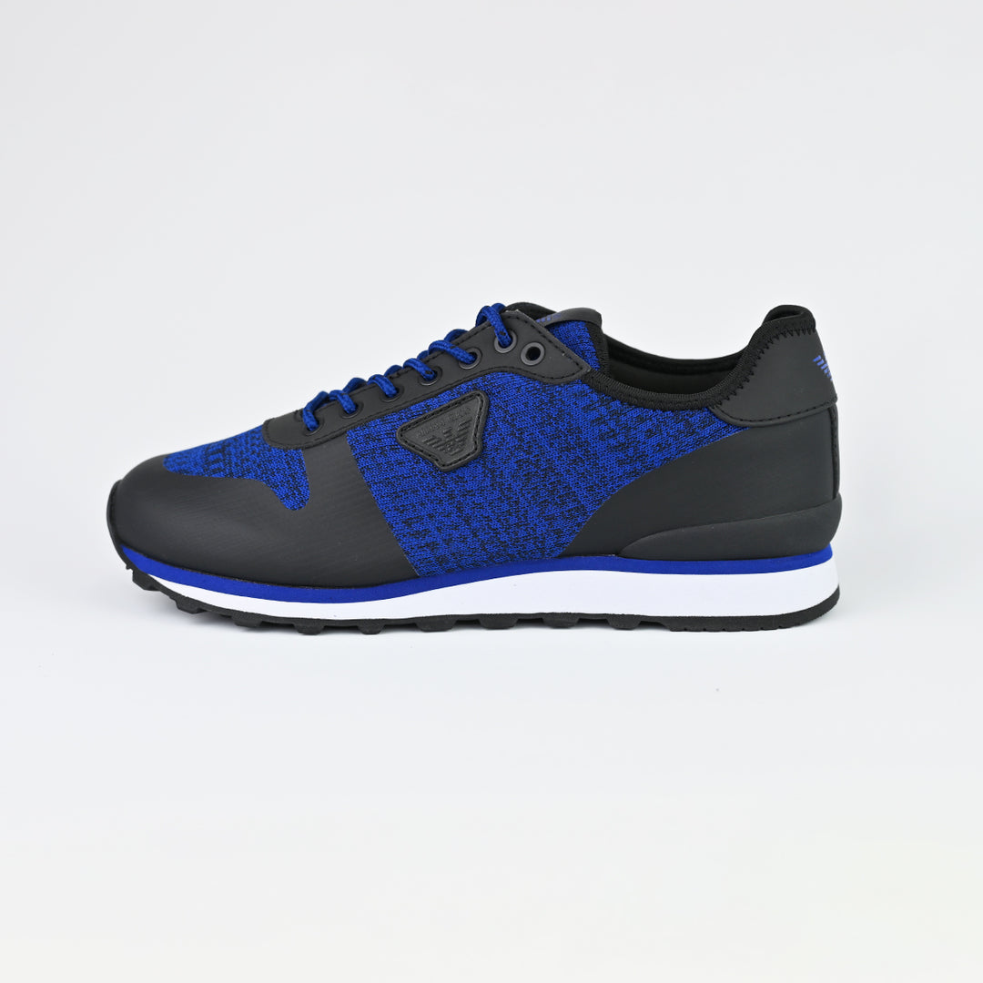 ARMANI TRAINER BLUE MELANGE