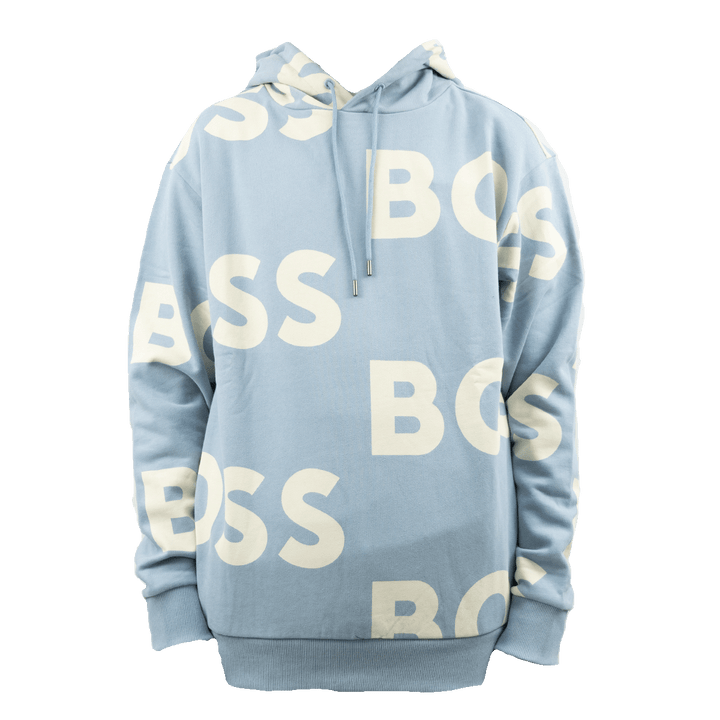 Boss regular-fit hoodie with logo print all over (wecool)