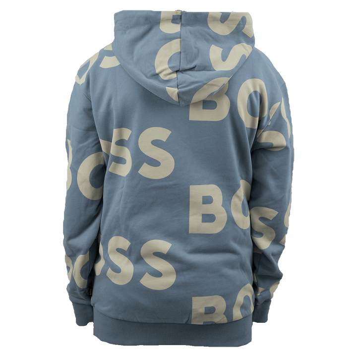 Boss regular-fit hoodie with logo print all over (wecool)