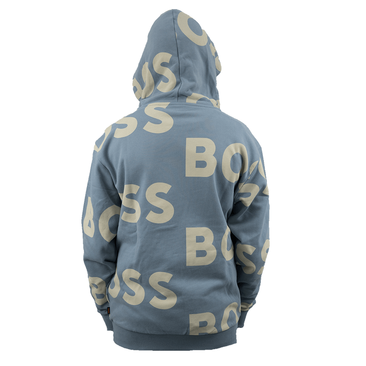 Boss regular-fit hoodie with logo print all over (wecool)