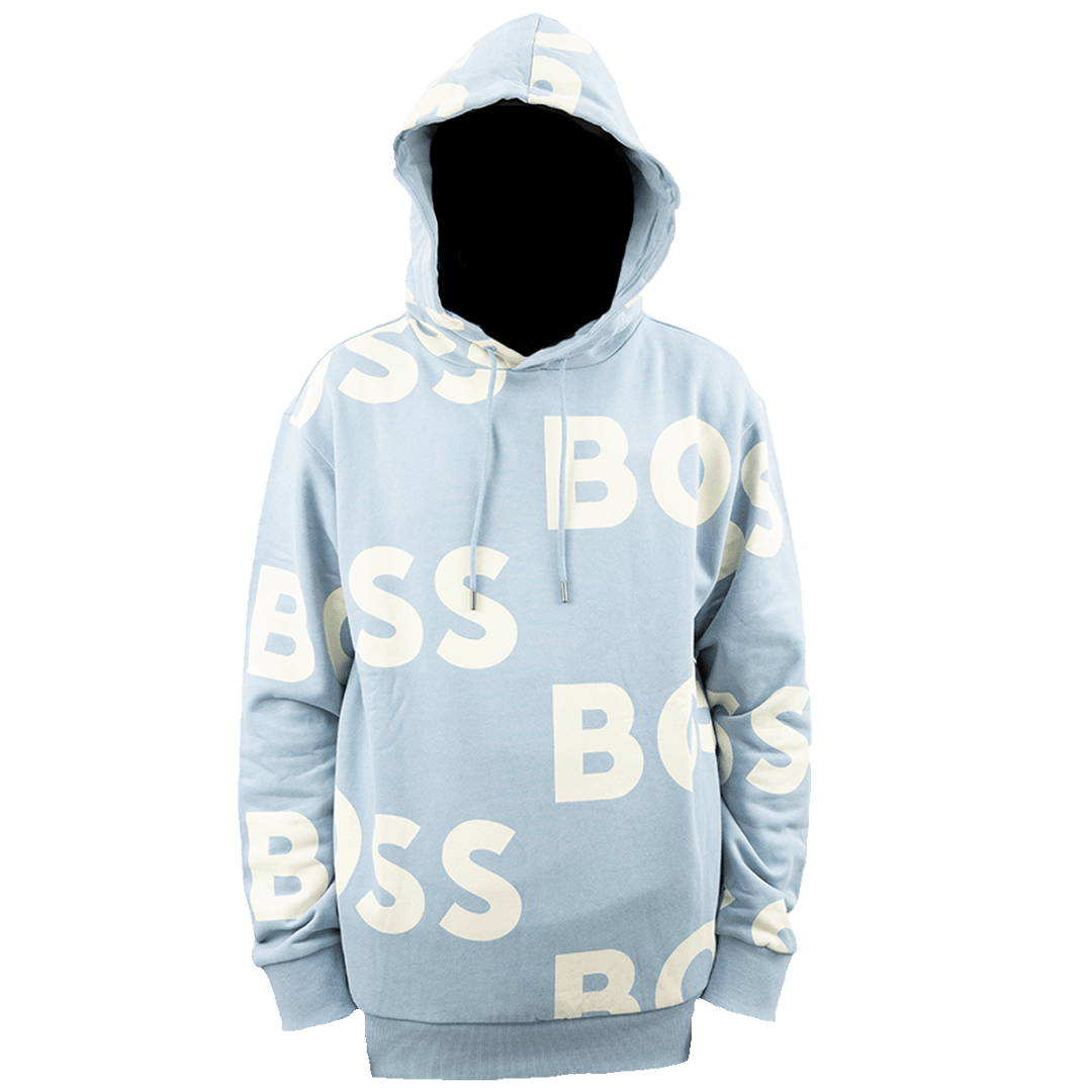 Boss regular-fit hoodie with logo print all over (wecool)