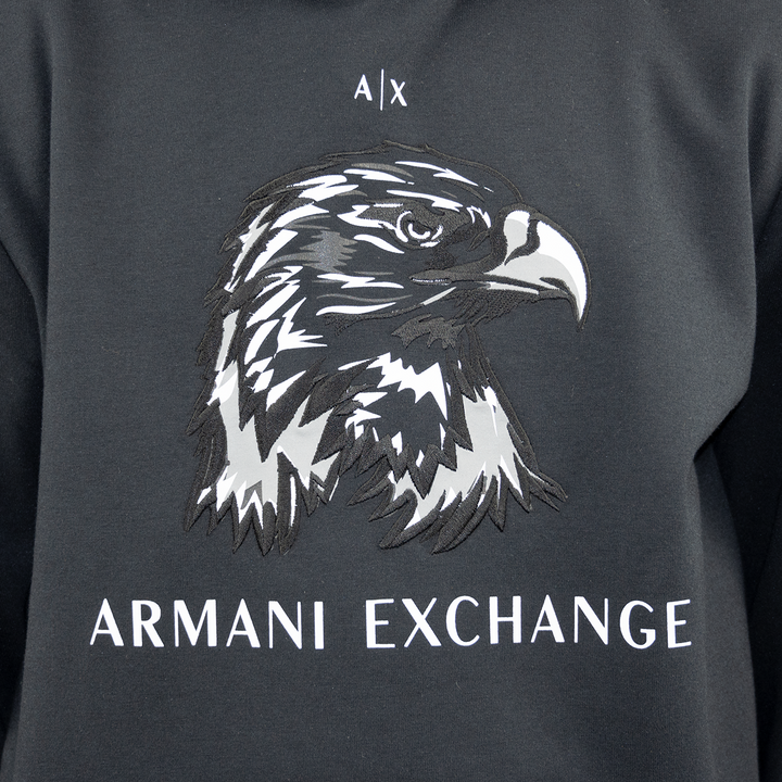 ARMANI EXCHANGE EAGLE LOGO HOODIE